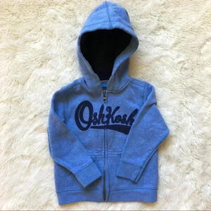 OshKosh Light  Blue Hoodie Size 2T
